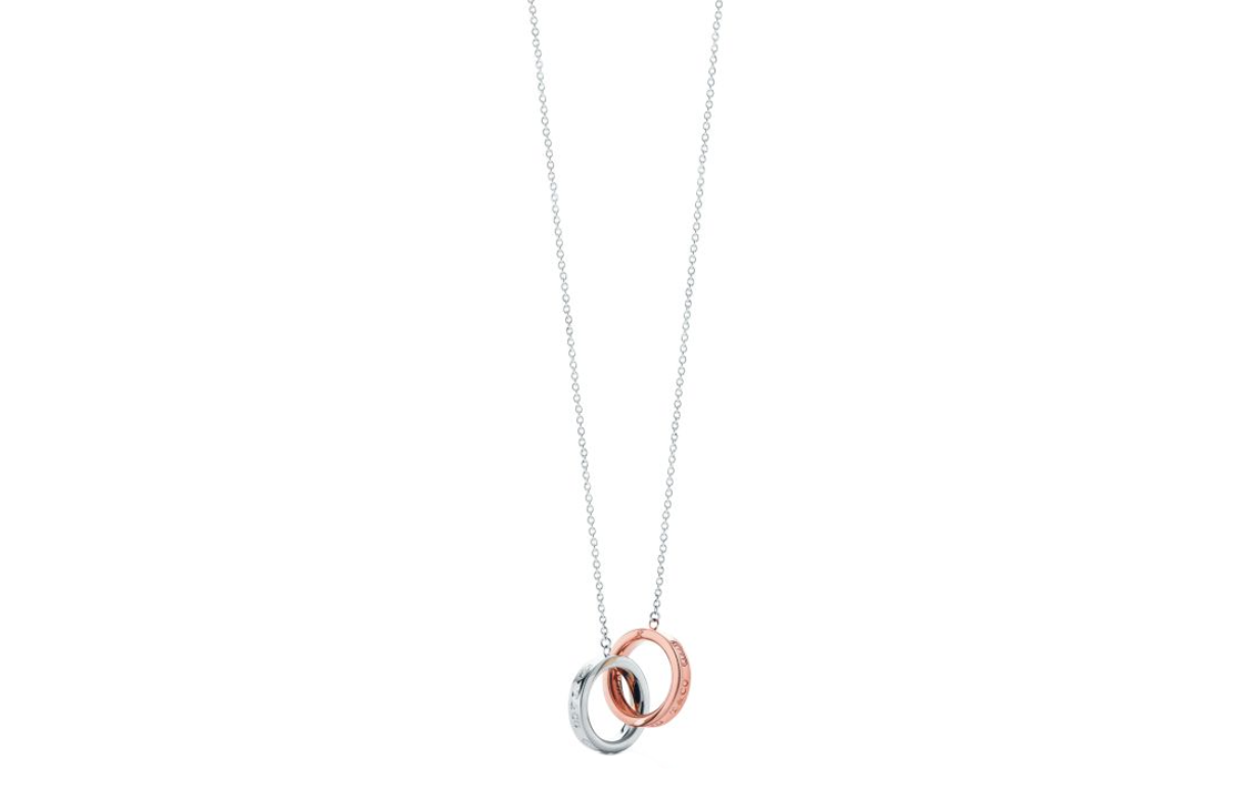 (Women) TIFFANY & CO. 1837 Interlocking Circles Simple 925 Silver Necklace for Women. 35672095 圖 2