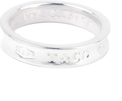 (Women) TIFFANY & CO. 1837 Narrow Band Ring 925 Silver Ring Silver Color GRP01703 (Women) TIFFANY & CO. 1837 Narrow Band Ring 925 Silver Ring Silver Color GRP01703