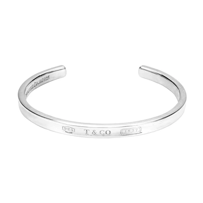 (Women) TIFFANY & CO. 1837 Series Adjustable Sterling Silver Bangle for Women. GRP02408