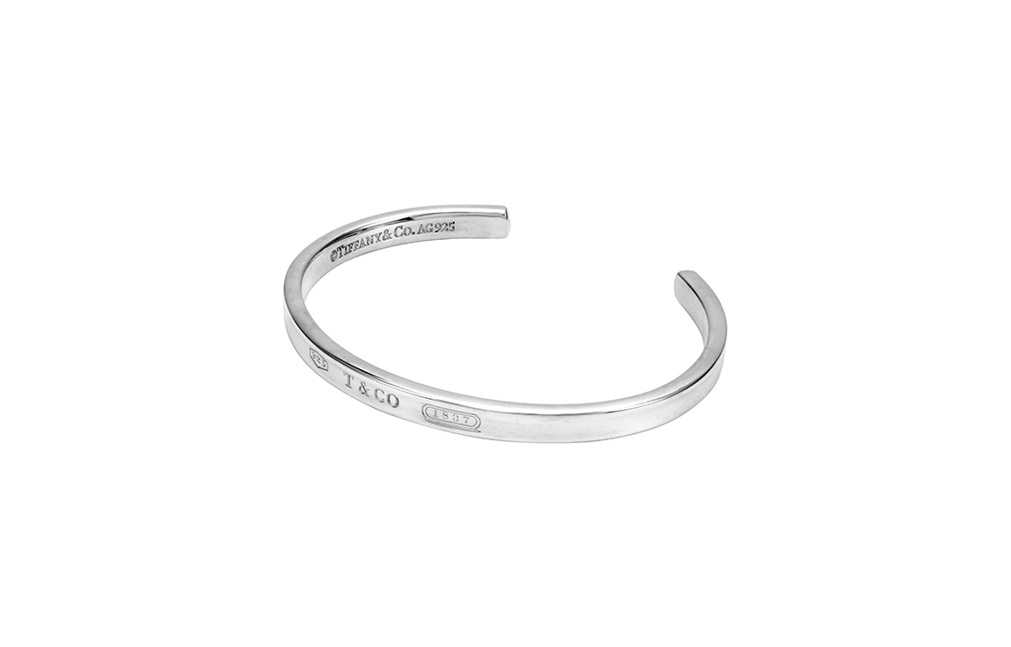 (Women) TIFFANY & CO. 1837 Series Adjustable Sterling Silver Bangle for Women. GRP02408 圖 3