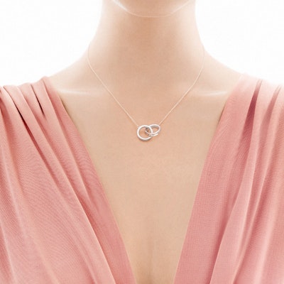 (W) ティファニー 1837 ダブルサークル ペンダント 925 シルバー ネックレス シルバー 229921393746901009956864 Purchase (W) ティファニー 1837 ダブルサークル ペンダント 925 シルバー ネックレス シルバー 229921393746901009956864