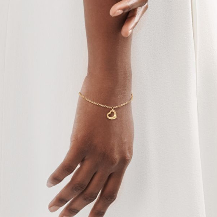 Shop (W) TIFFANY & CO. 18K金手链 - 优雅时尚黄金款式。 60127653