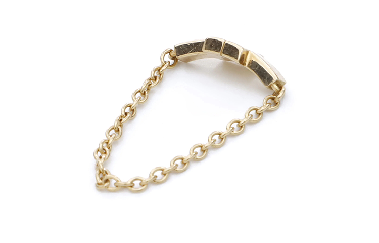 (Women) TIFFANY & CO. 18K Gold Chain Link Ring for Women - Gold. FF3666 圖 5