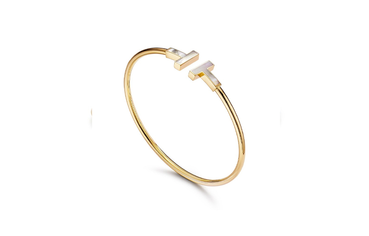 (Women) Tiffany & Co. 18K Gold Mother of Pearl Coil Bracelet for Women - Gold. GRP11103 圖 3