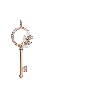 (Women) Tiffany & Co. 18K Rose Gold Diamond Pendant with Openwork Details for Women 66912108
