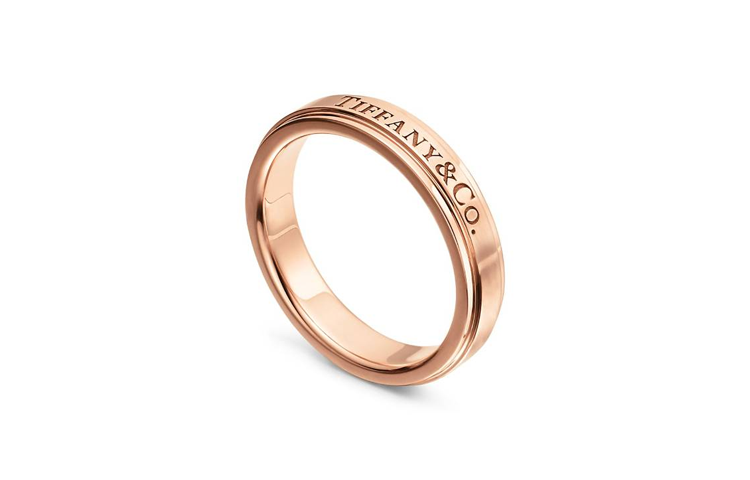 (Women) Tiffany & Co. 18K Rose Gold Letter Logo Ring for Women in Rose Gold. GRP10914 圖 2