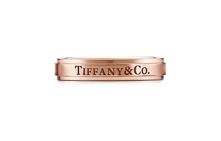(Women) Tiffany & Co. 18K Rose Gold Letter Logo Ring for Women in Rose Gold. GRP10914 圖 3