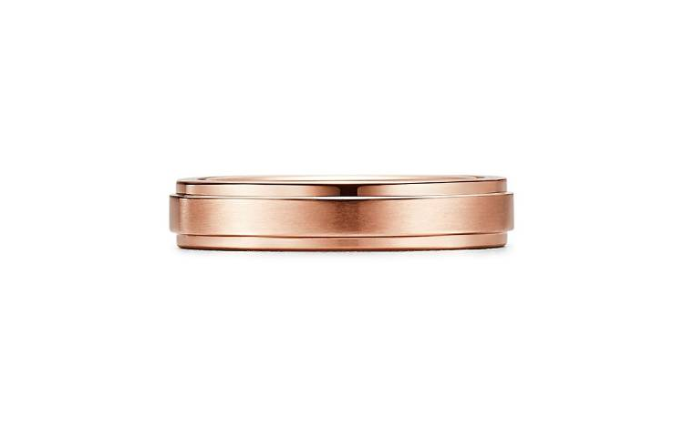 (Women) Tiffany & Co. 18K Rose Gold Letter Logo Ring for Women in Rose Gold. GRP10914 圖 4