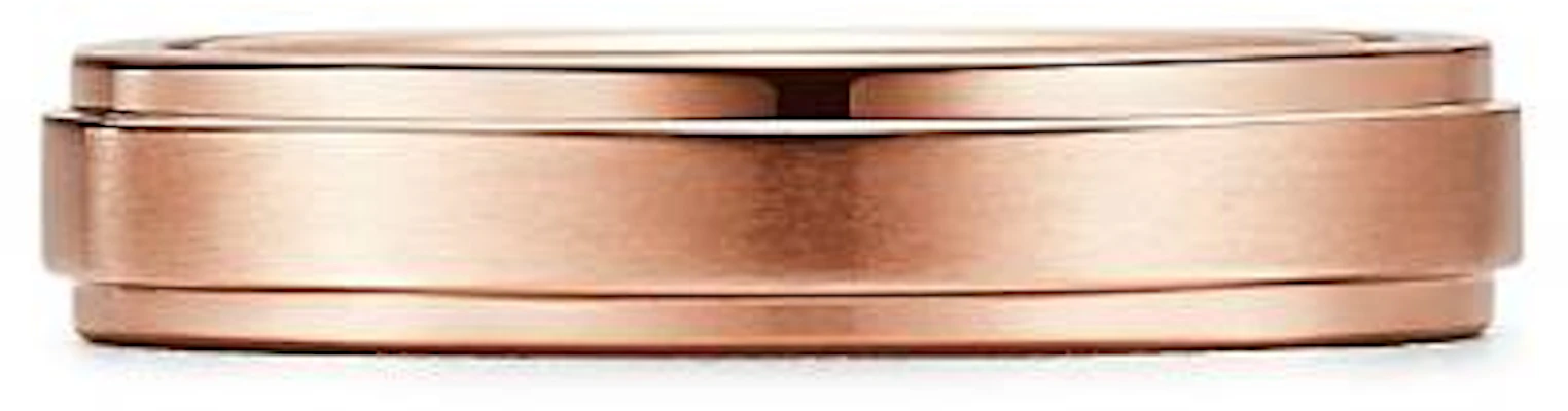 (W) Cincin Logo Huruf Tiffany & Co. 18K Emas Mawar untuk Wanita. GRP10914 Shop (W) Cincin Logo Huruf Tiffany & Co. 18K Emas Mawar untuk Wanita. GRP10914