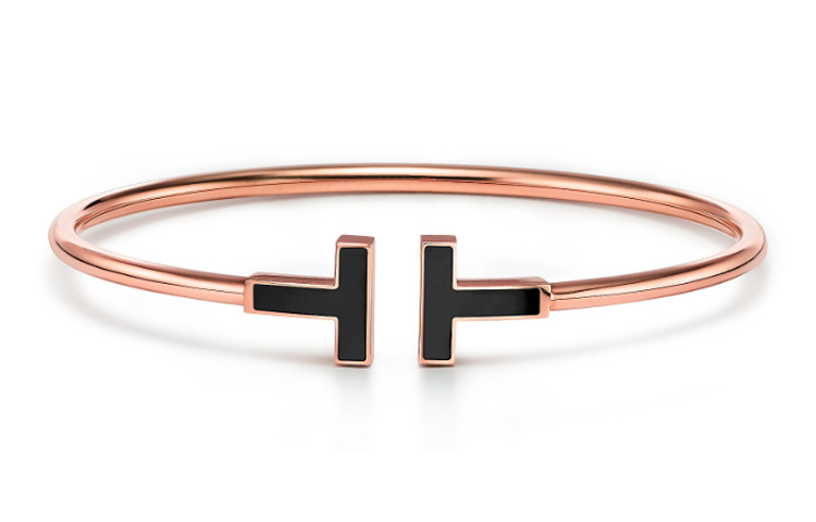 (Women) Tiffany & Co.  Open Bangle 18K Gold Plated Zircon Simple Fashion Bracelet. GRP11105 圖 2