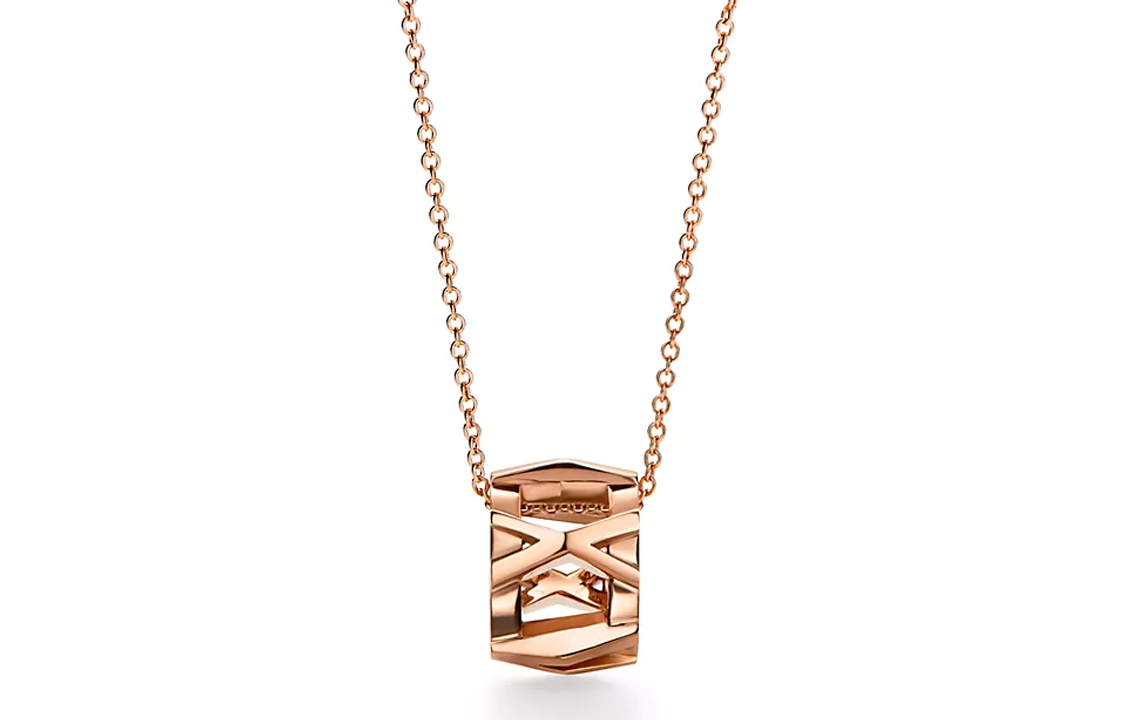 (Women) Tiffany & Co.  Rose Gold Minimalist Trendy Necklace 68916801