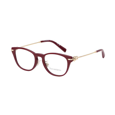 (Women) TIFFANY & CO. Square Optical Glasses - Red/Tortoise/Brown/Black/Purple. TF2237D