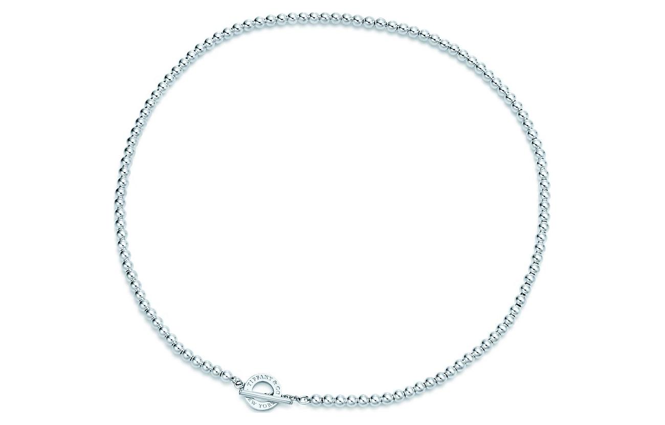 (Women) TIFFANY & CO. Alphabet Engraved 925 Silver Necklace for Women - Silver 31530075 圖 3