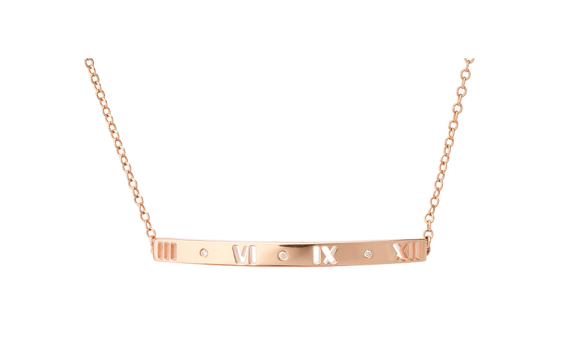 (Women) TIFFANY & CO. Atlas Series 18k Gold Diamond Roman Numeral Bracelet for Women GRP07000 圖 3