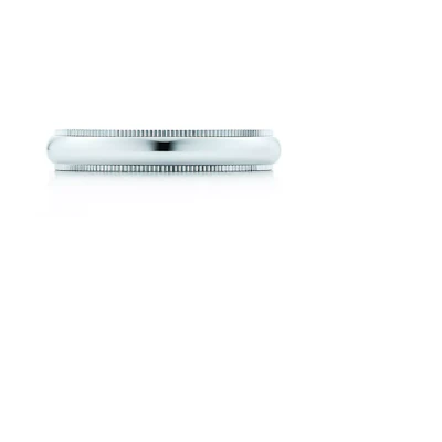 (Women) TIFFANY & CO. Beaded Edge Silver Ring for Women - Silver. 60002244