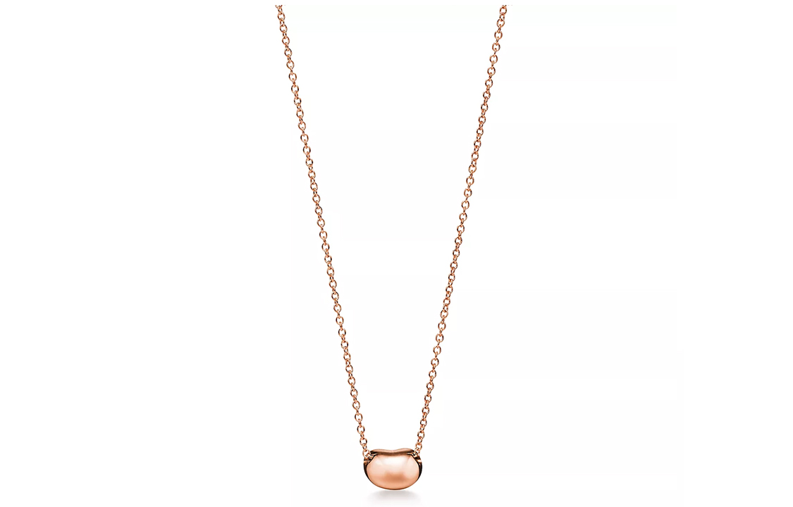 (Women) Tiffany & Co. Bean Design Rose Gold Necklace for Women - Simple & Elegant 70880709 圖 3