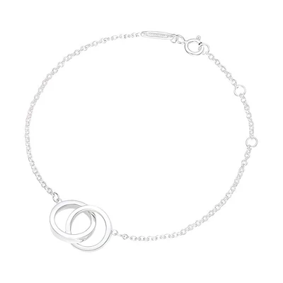 (Women) TIFFANY & CO. Black Clover 925 Silver Bracelet for Women - Minimalist Design. 35505903