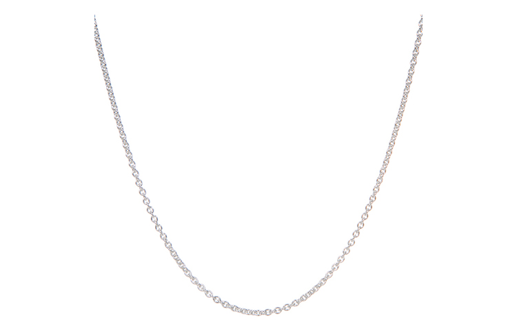 (Women) TIFFANY & CO. Chain Link Sterling Silver Necklace for Women - Elegant Design. 33484038