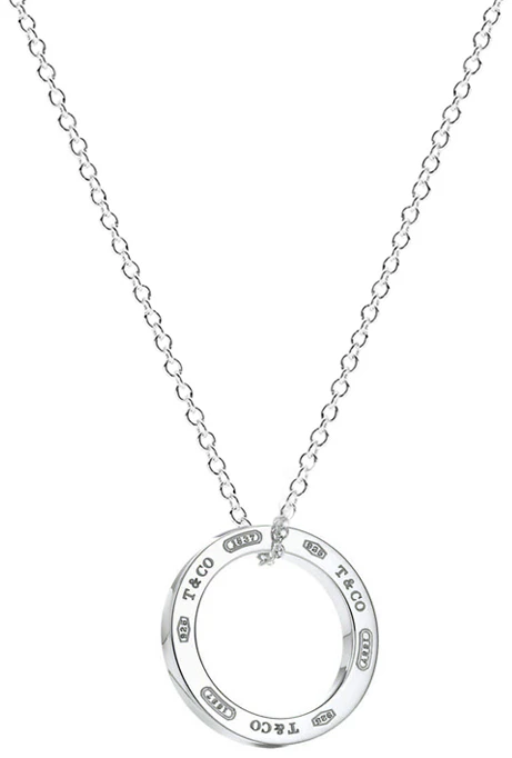 women-tiffany-and-co-circle-pendant-necklace-925-silver-for-women-silver-25049179