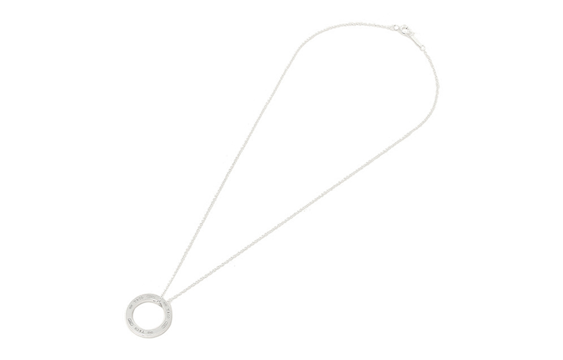 (Women) TIFFANY & CO. Circle Pendant Necklace 925 Silver for Women - Silver. 25049179 圖 3
