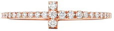 Order (W) Tiffany & Co. Cincin Salib Berlian 18K Rose Gold. GRP08658