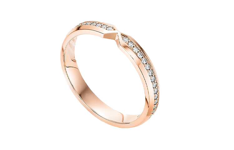 (Women) Tiffany & Co. Diamond Nest Narrow Band 18K Rose Gold  Ring. 62984503 圖 2