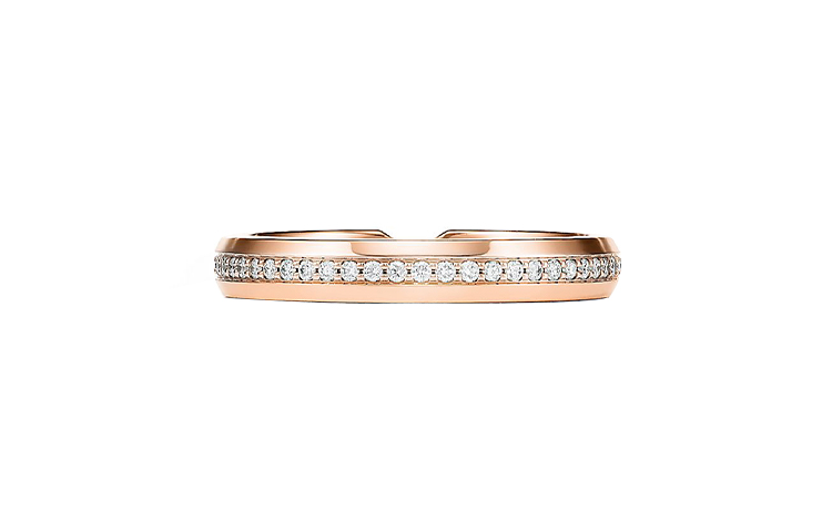 (Women) Tiffany & Co. Diamond Nest Narrow Band 18K Rose Gold  Ring. 62984503 圖 3