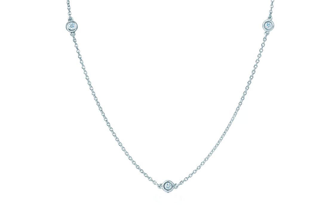 (Women) TIFFANY & CO. Diamond Sterling Silver Necklace for Women - Silver GRP00894 圖 2