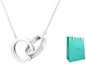 Buy (W) Tiffany & Co. 女士925純銀雙環吊墜項鍊 22992139