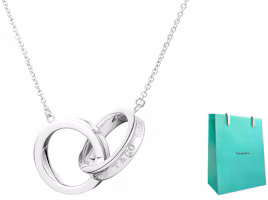Order (W) Tiffany & Co. 女士925純銀雙環吊墜項鍊 22992139