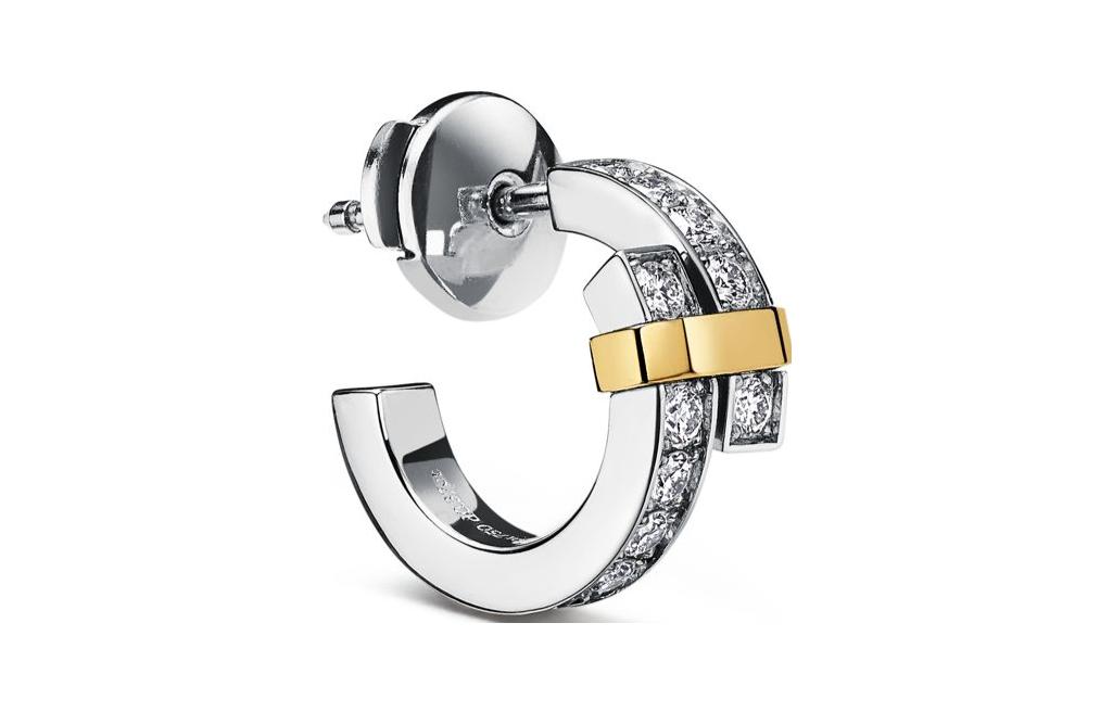 (Women) TIFFANY & CO. Edge Series 18K Gold Letter Earrings for Women. 70919893 圖 3