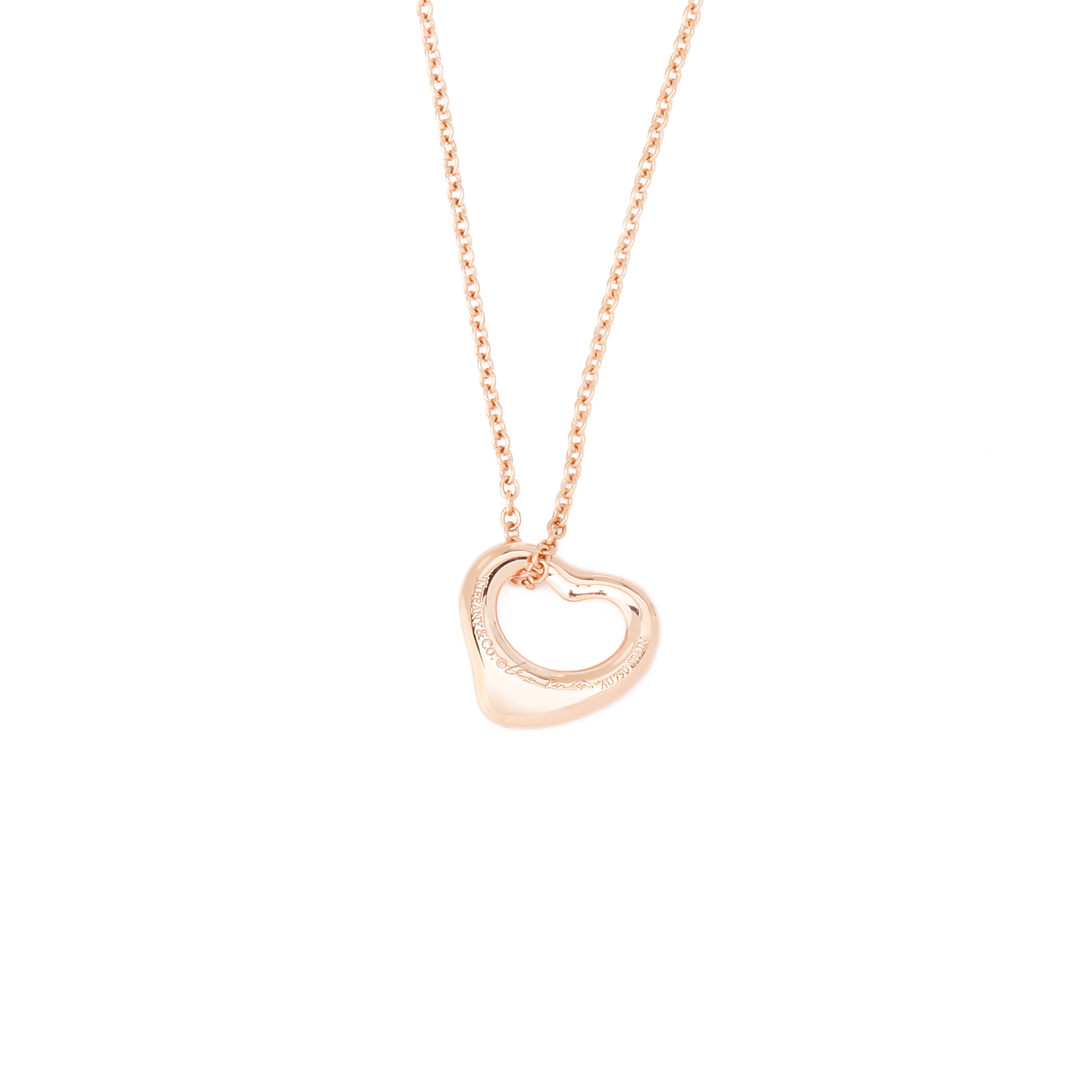 (Women) TIFFANY & CO. Elsa Peretti 18K Rose Gold Necklace for Women. GRP11361 圖 2