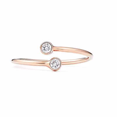 (Women) Tiffany & Co. Elsa Peretti 18K Rose Gold Ring for Women - Luxury Jewelry GRP09632