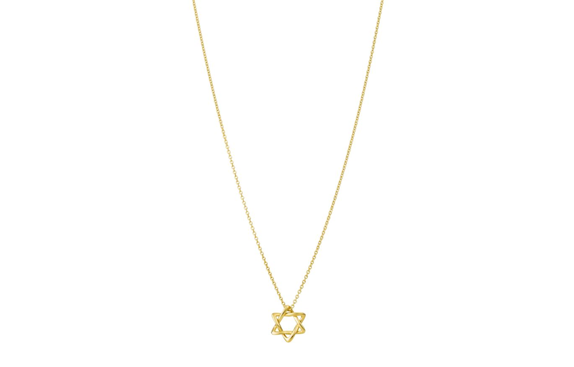 (Women) TIFFANY & CO. Elsa Peretti 6-Point Star Pendant 18K Gold Necklace Gold . GRP03074