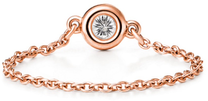 (W) TIFFANY & CO. Elsa Peretti® 鑽石項鍊 18K玫瑰金戒指 女款 GRP06407 Purchase (W) TIFFANY & CO. Elsa Peretti® 鑽石項鍊 18K玫瑰金戒指 女款 GRP06407