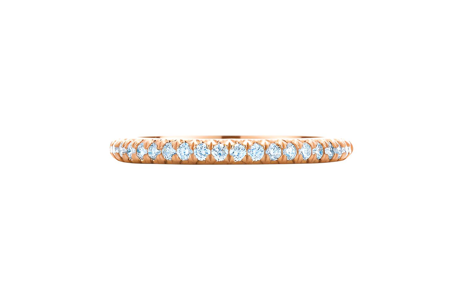 Buy (W) TIFFANY & CO. Elsa Peretti® Soleste 鑽石18K玫瑰金女戒 GRP07556