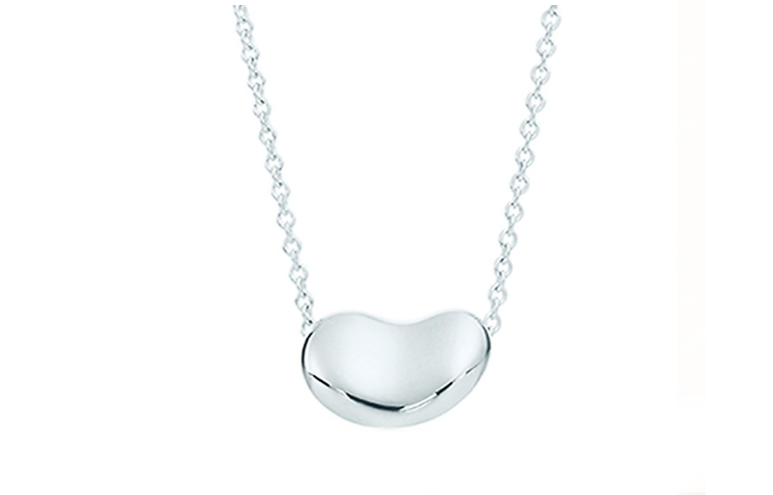 Order (W) 蒂芙尼Tiffany & Co. Elsa Peretti豆子吊坠项链925纯银时尚配饰 GRP11429
