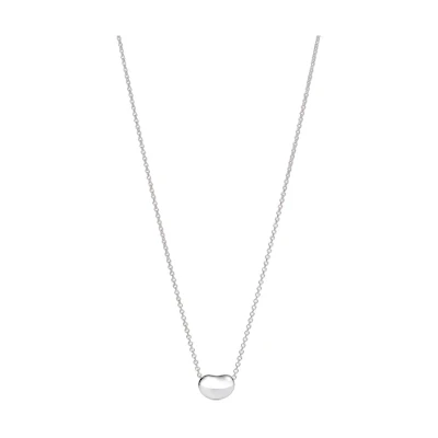 (Women) Tiffany & Co. Elsa Peretti Bean Pendant 925 Silver Necklace for Women Silver. 25185129