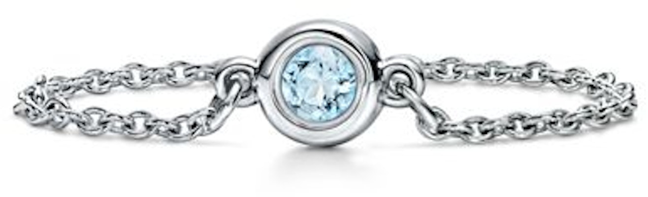 (W) TIFFANY & CO. 女款Elsa Peretti純銀彩色圓點戒指925銀戒22 GRP06779 Order (W) TIFFANY & CO. 女款Elsa Peretti純銀彩色圓點戒指925銀戒22 GRP06779