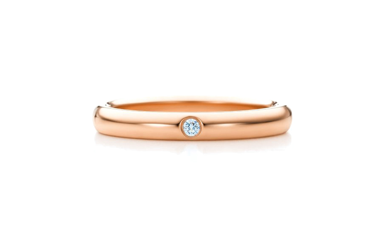Buy (Women) TIFFANY & CO. Elsa Peretti Diamond 18K Rose Gold Ring for Women GRP03334
