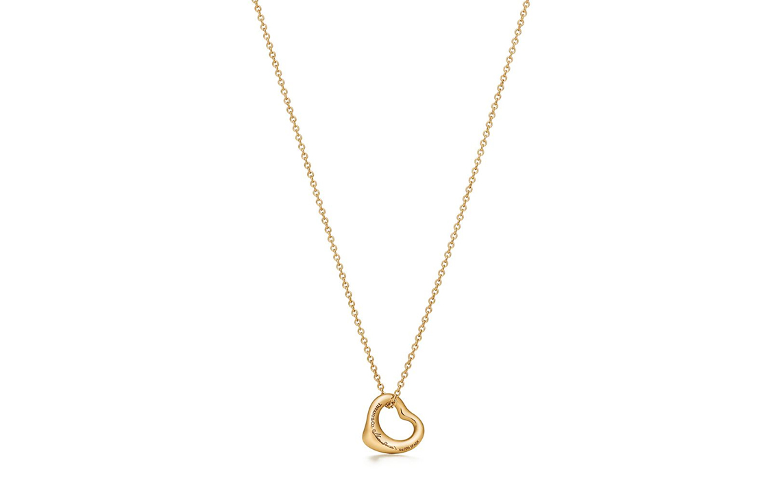 (Women) TIFFANY & CO. Elsa Peretti Diamond Pendant 18K Gold Necklace for Women. 68119227 圖 3