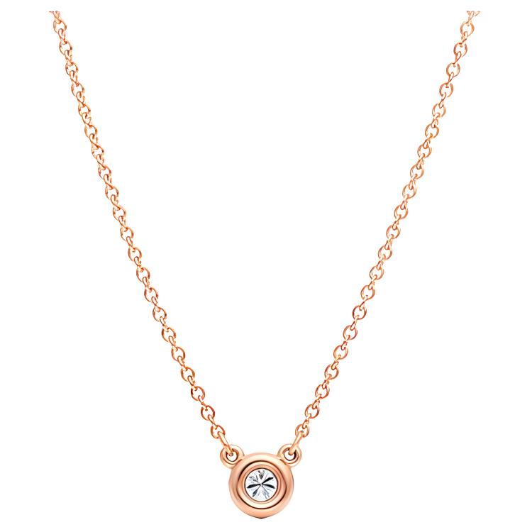 (Women) TIFFANY & CO. Elsa Peretti Diamonds by the Yard 18k Rose Gold Necklace Women 60017924