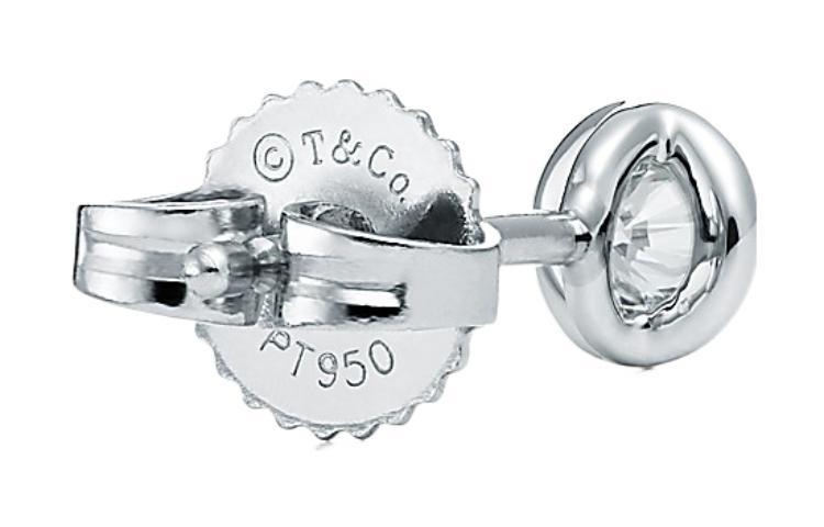 Shop (W) 蒂芙尼Elsa Peretti鑽石鉑金耳環 白款 GRP01656