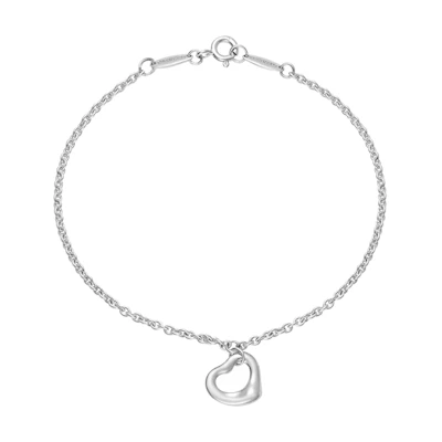 (Women) Tiffany & Co. Elsa Peretti Heart 925 Silver Bracelet for Women. 23318768