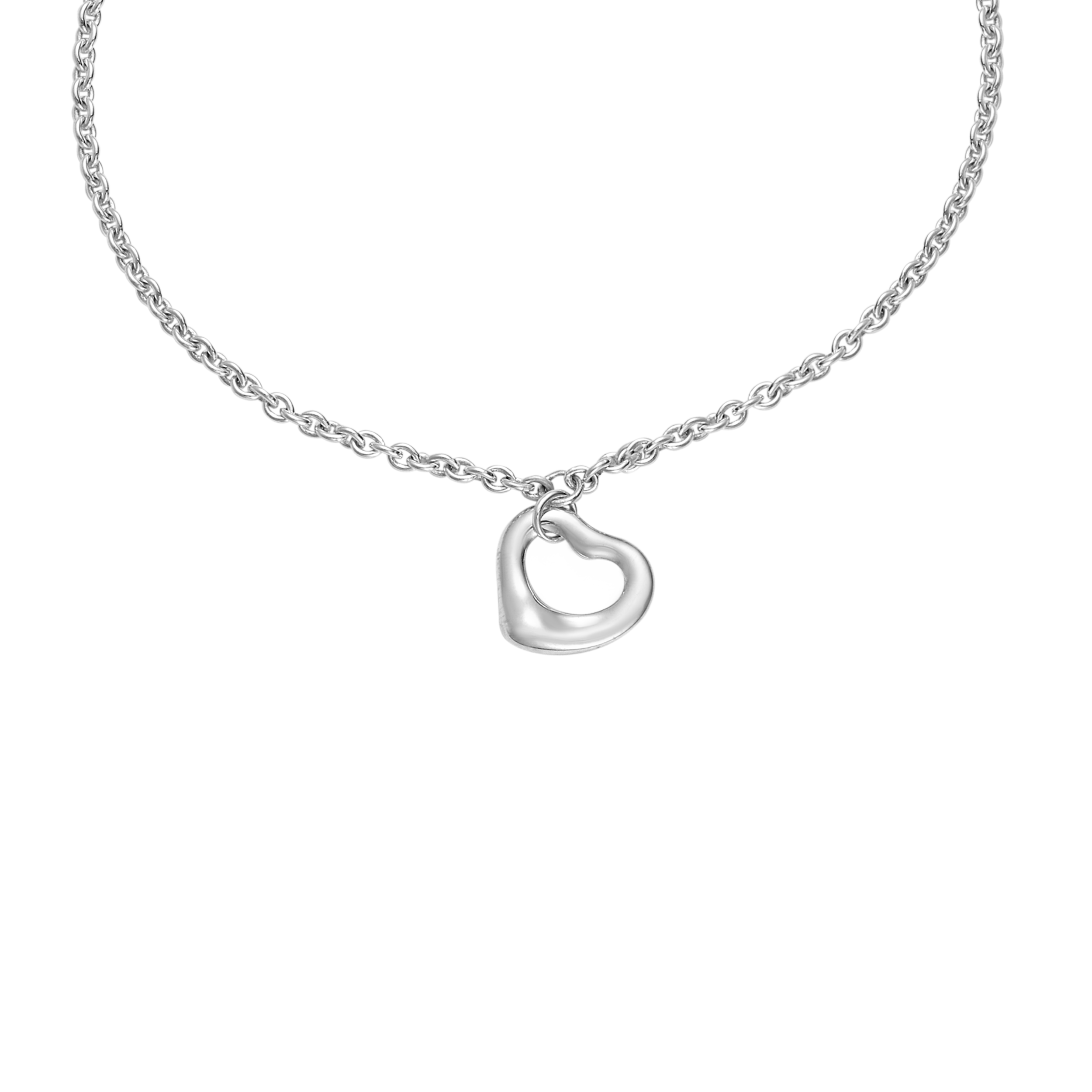 (Women) Tiffany & Co. Elsa Peretti Heart 925 Silver Bracelet for Women. 23318768 圖 4