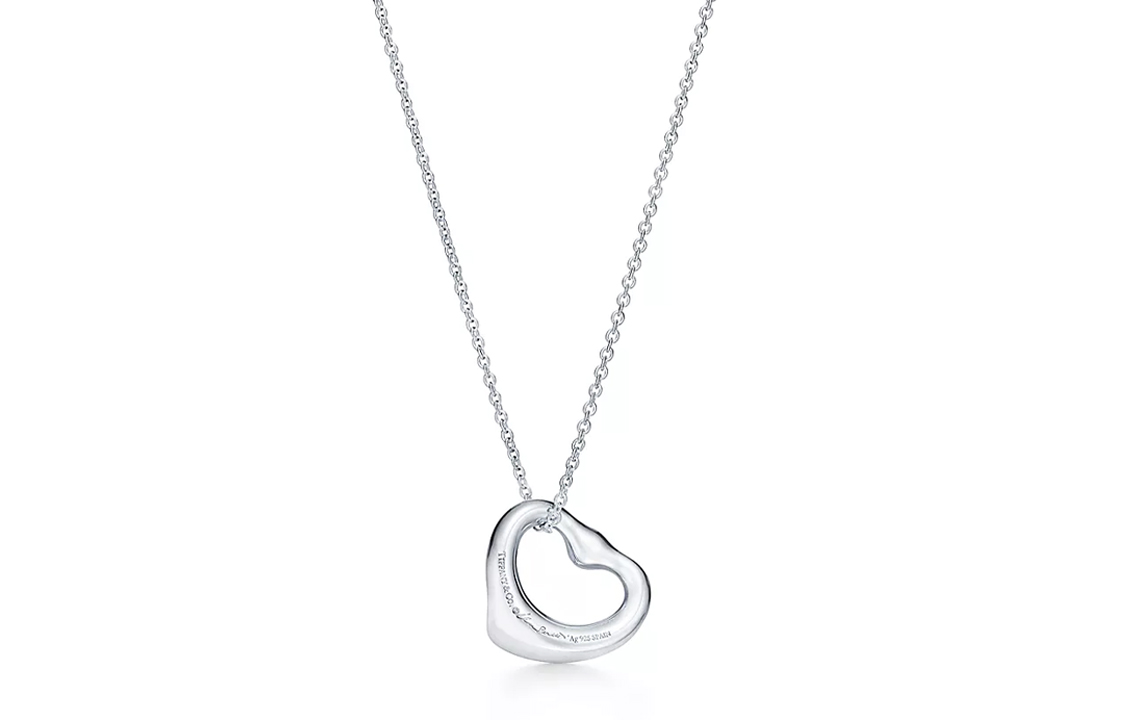 (Women) TIFFANY & CO. Elsa Peretti Heart Pendant 925 Silver Necklace for Women. 60020362 圖 3