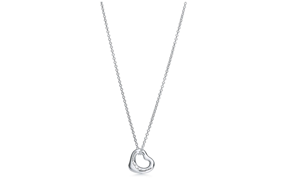 (Women) TIFFANY & CO. Elsa Peretti Heart Pendant 925 Silver Necklace Women Silver 25152336 圖 3