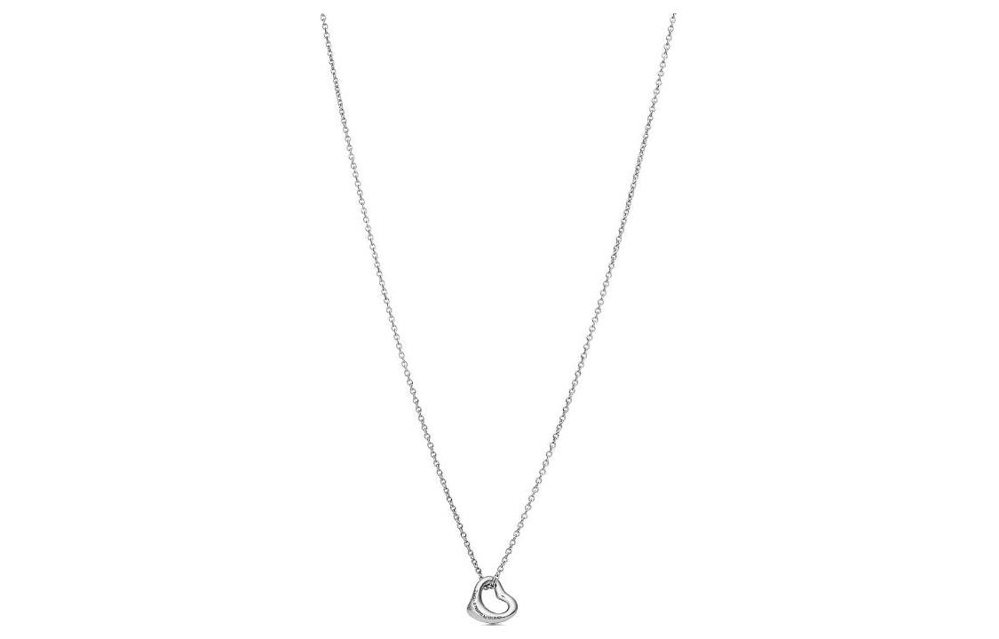(Women) TIFFANY & CO. Elsa Peretti Open Heart Pendant Sterling Silver Necklace Women. 73368804