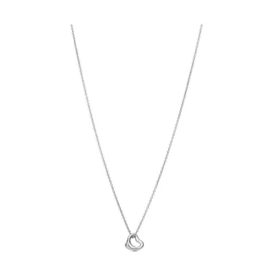 (Women) TIFFANY & CO. Elsa Peretti Open Heart Pendant Sterling Silver Necklace Women. 73368804