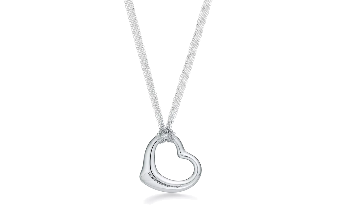 Lookbook (W) ティファニー エルサ・ペレッティ オープンハート シルバーネックレス レディース 60020363